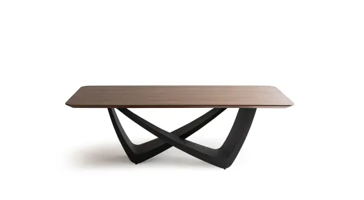 Product img 2, Navoli Metal Ayaklı Ceviz Masa